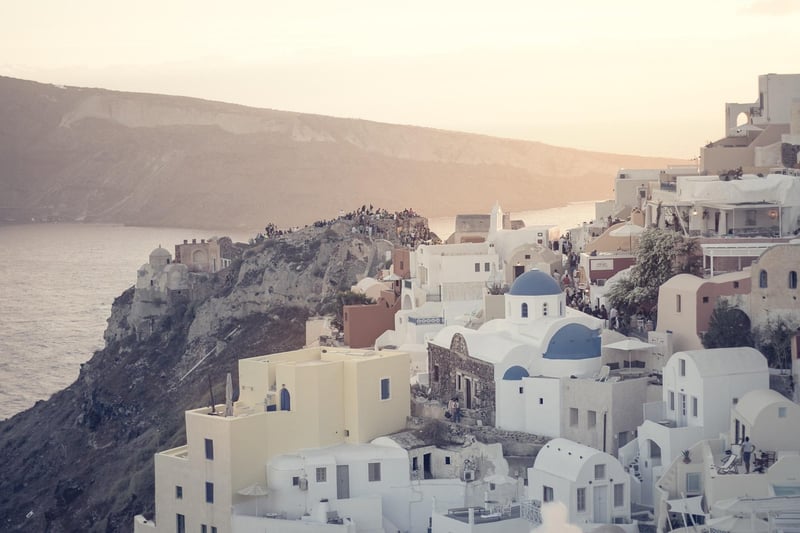 Sunset in Santorini